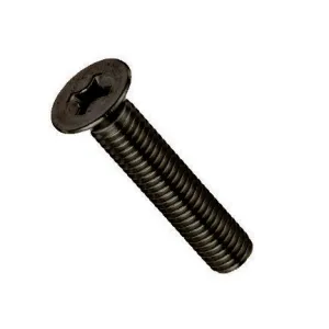 1-1/2" Black Phillips Mounting Hardware 100 Pack