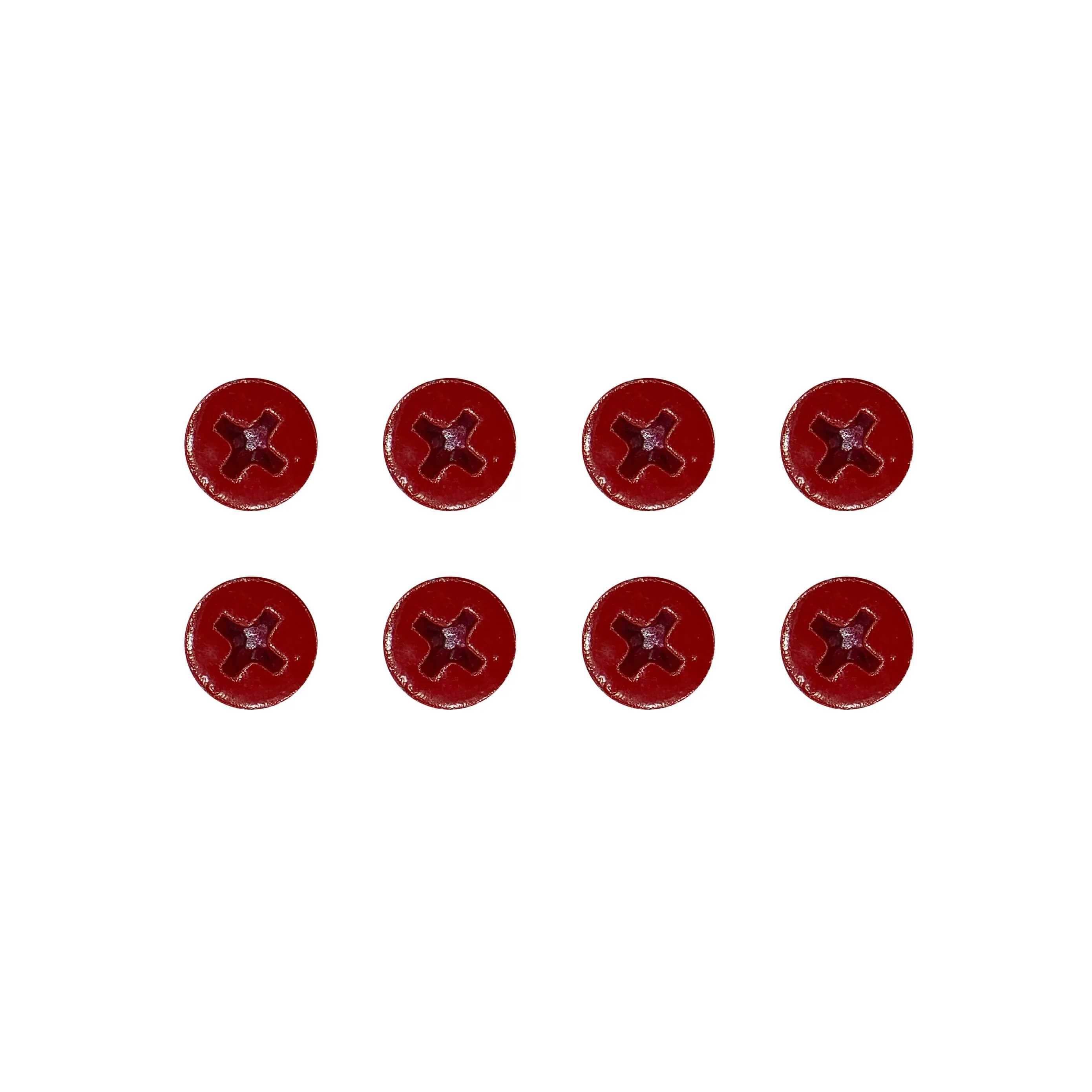 1" Red Paint Phillips Mounting Hardware 1000 Pack