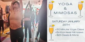 2025 Yoga & Mimosas Event - Saturday January 25th