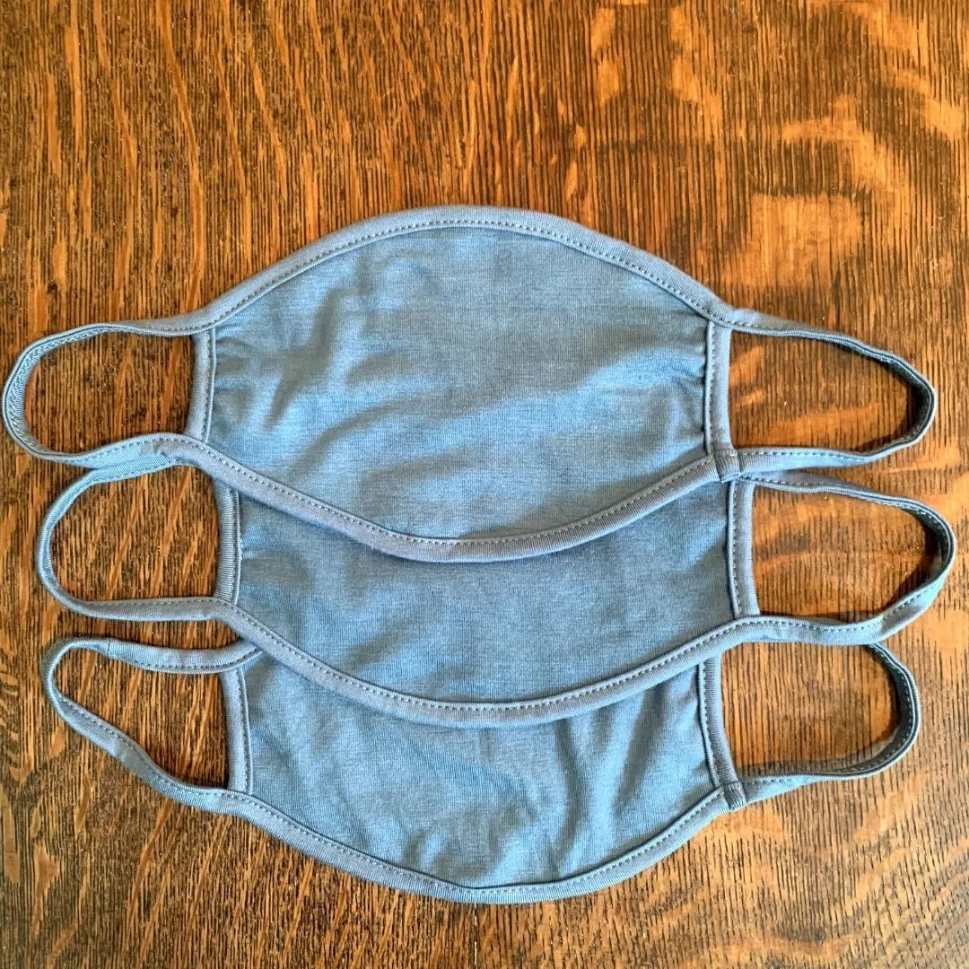 3-Pack Blue Face Masks