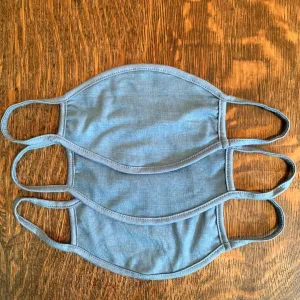 3-Pack Blue Face Masks