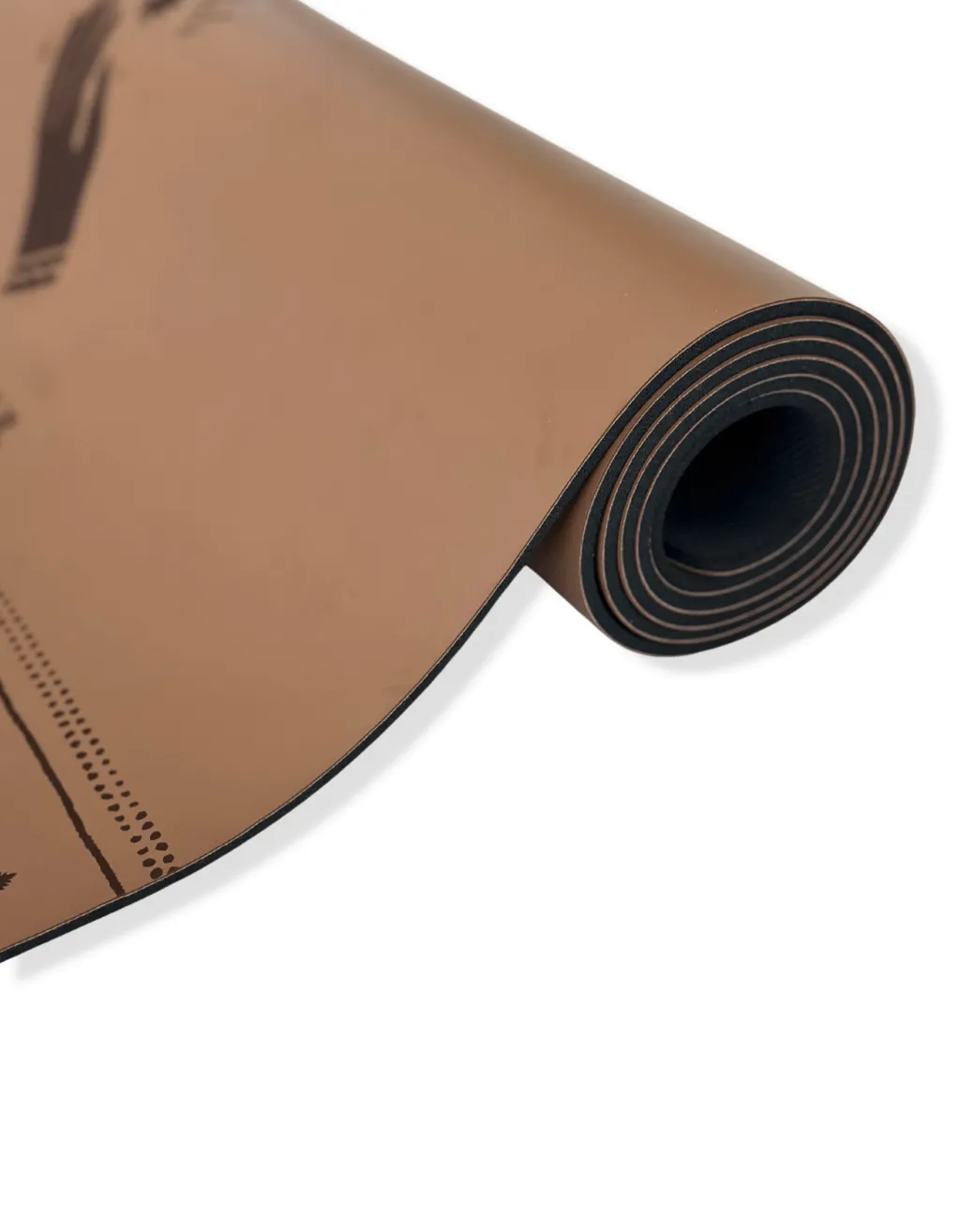 5 mm Deluxe Spice Yoga Mat   Strap