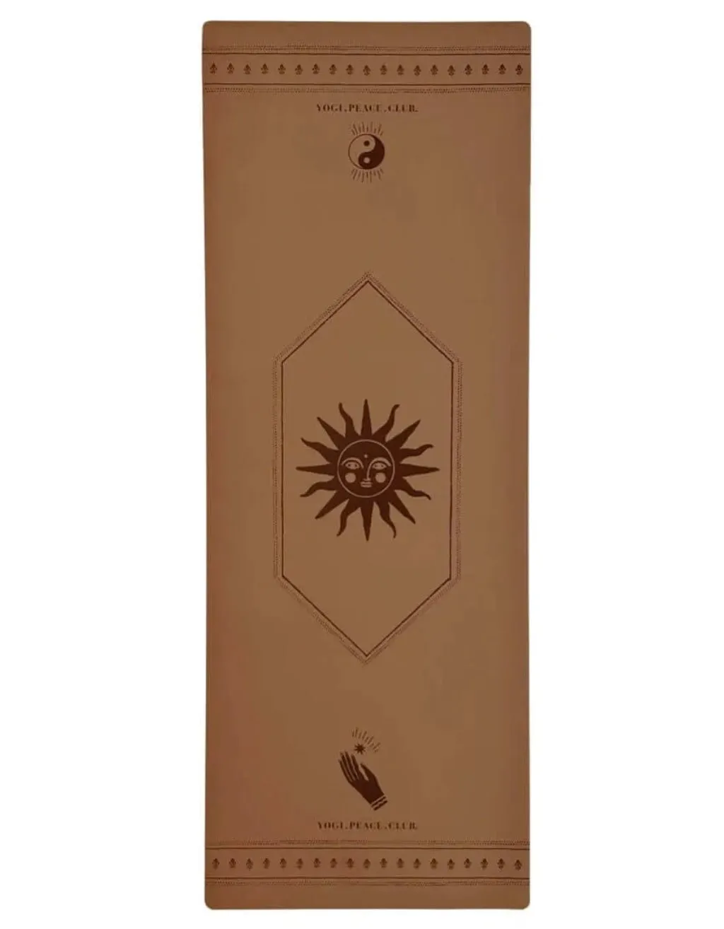 5 mm Deluxe Spice Yoga Mat   Strap