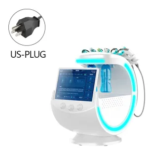 7 in 1 Microdermabrasion Peeling Machine Ultrasound Analyzer Oxygen Spray Gun RF Dermabrasion Skin Analysis Machine In Store