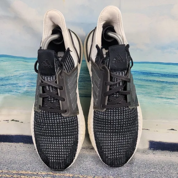 Adidas UltraBoost 19 Oreo White Black Running Shoes - Womens 8.5