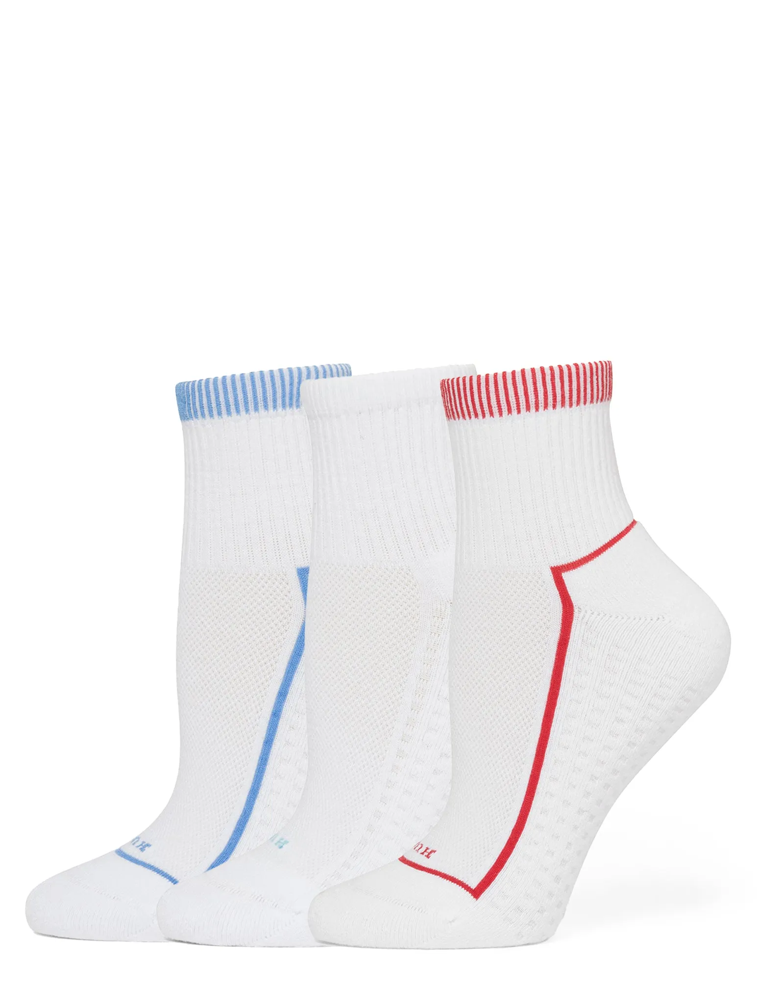 Air Cushion Mini Crew Top Socks 3 Pair Pack