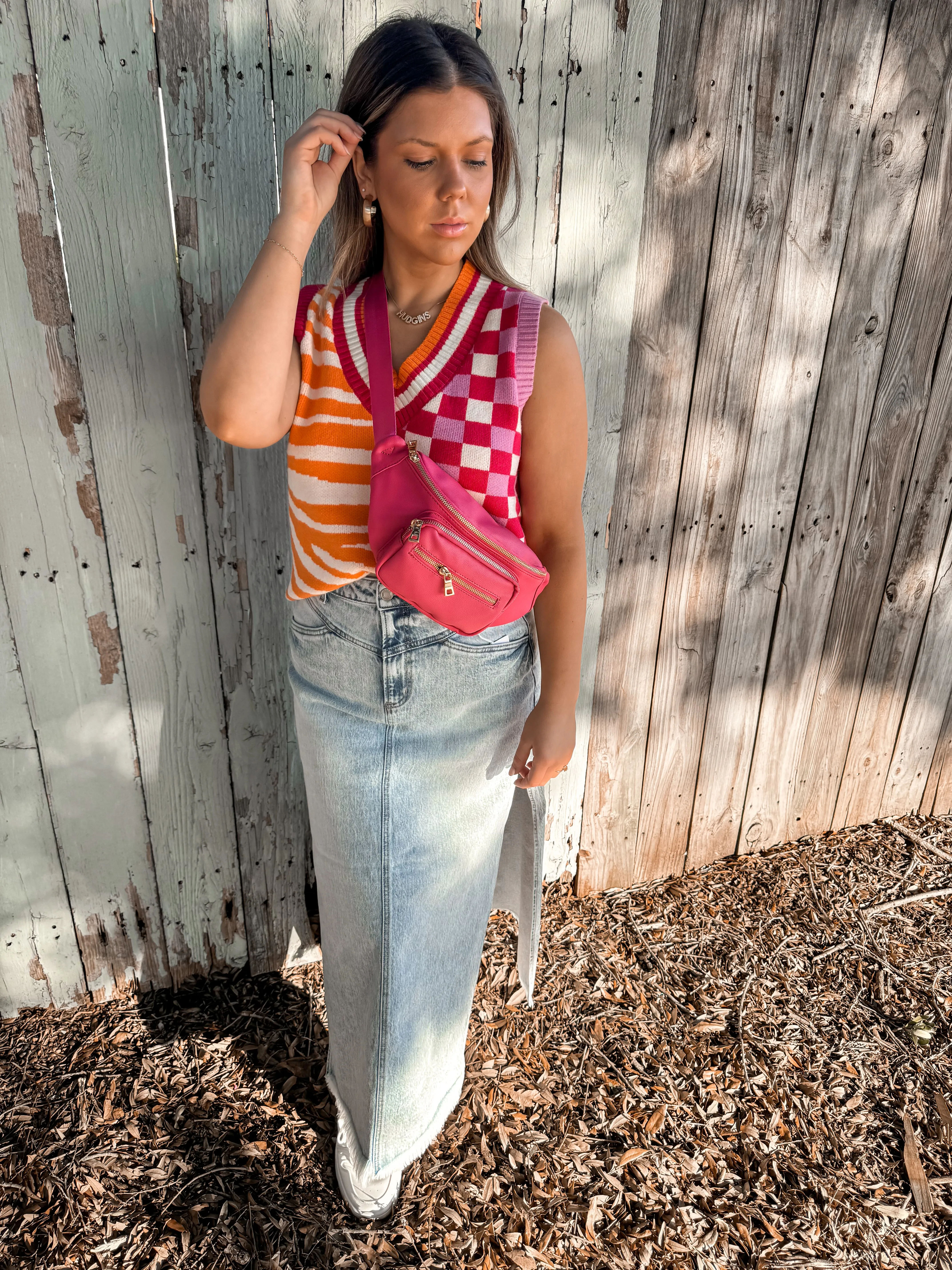 All Checked Out Vest