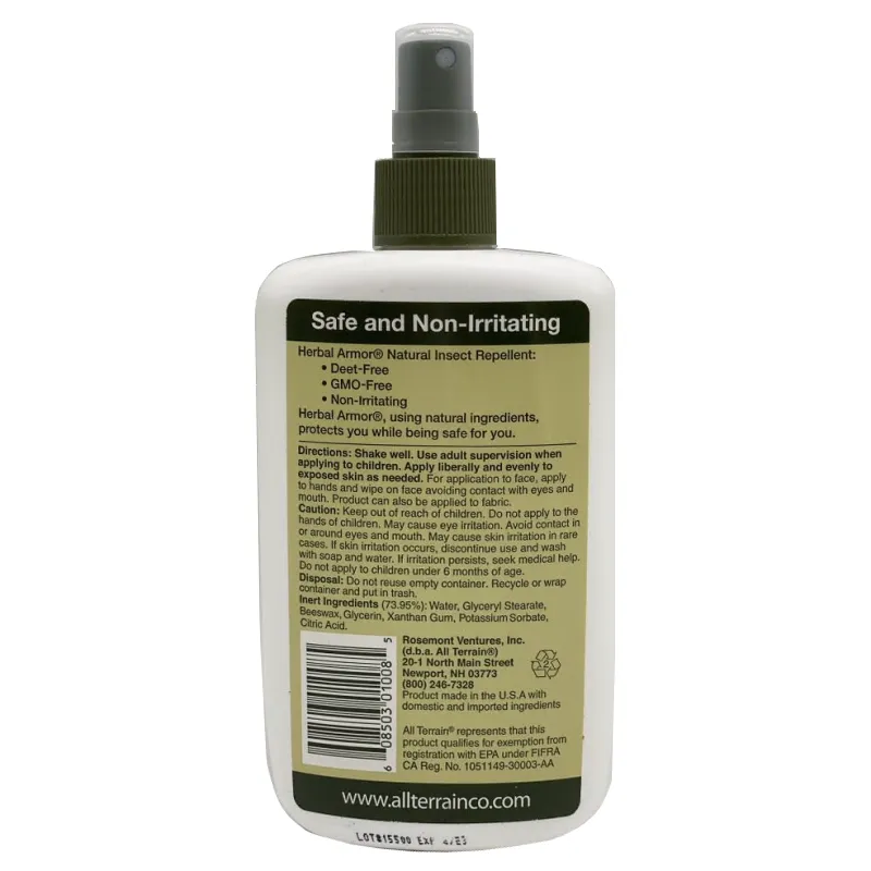 All Terrain Herbal Armor Natural Insect Repellent 8 oz