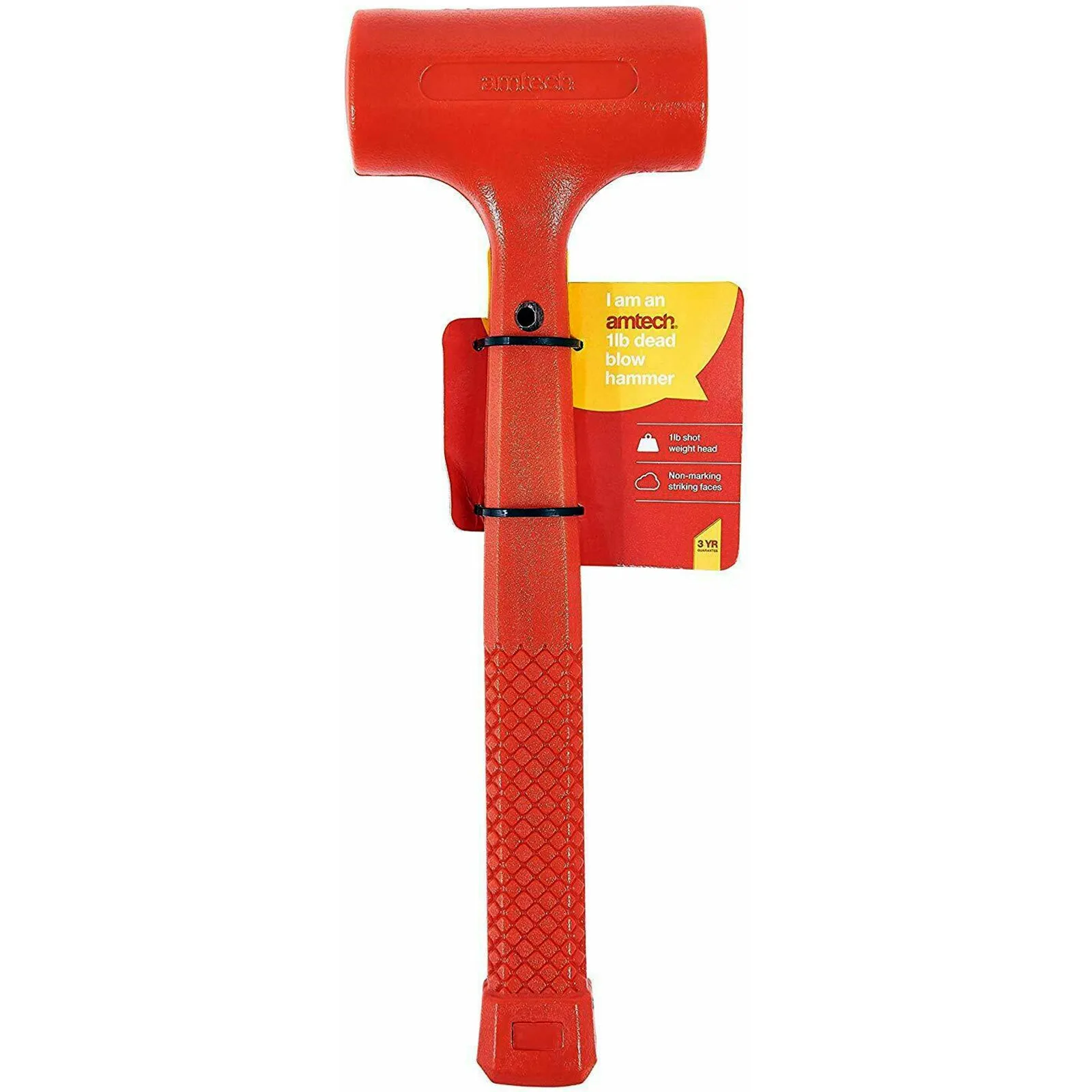 Amtech 1lb Dead Blow Hammer Non Marking Head