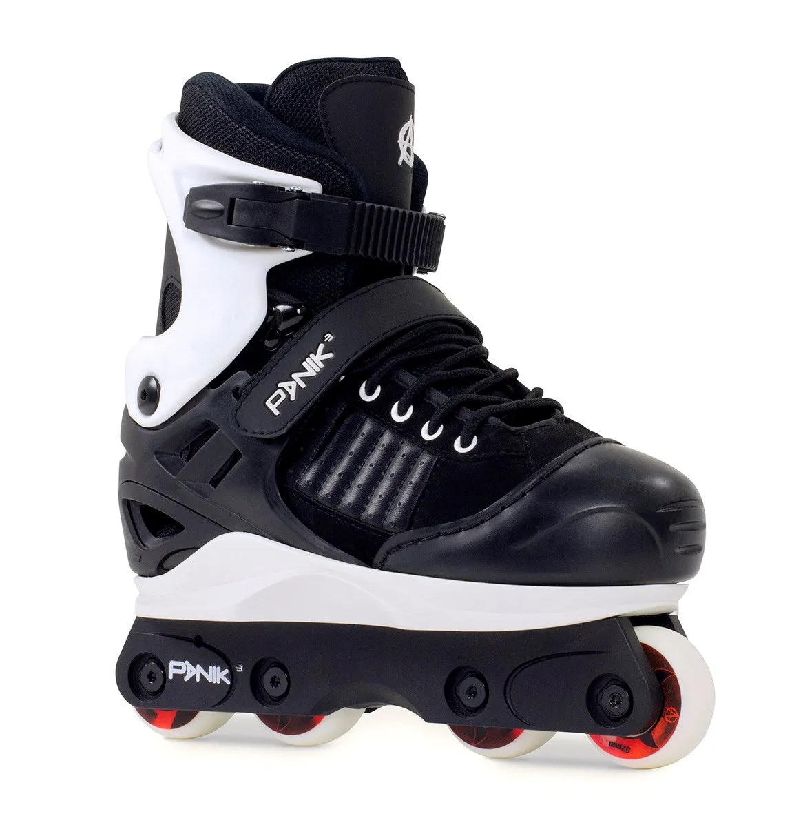Anarchy Panik 3 Aggresive Inline Skates UK 2-5 / EU 34-38 Black/White