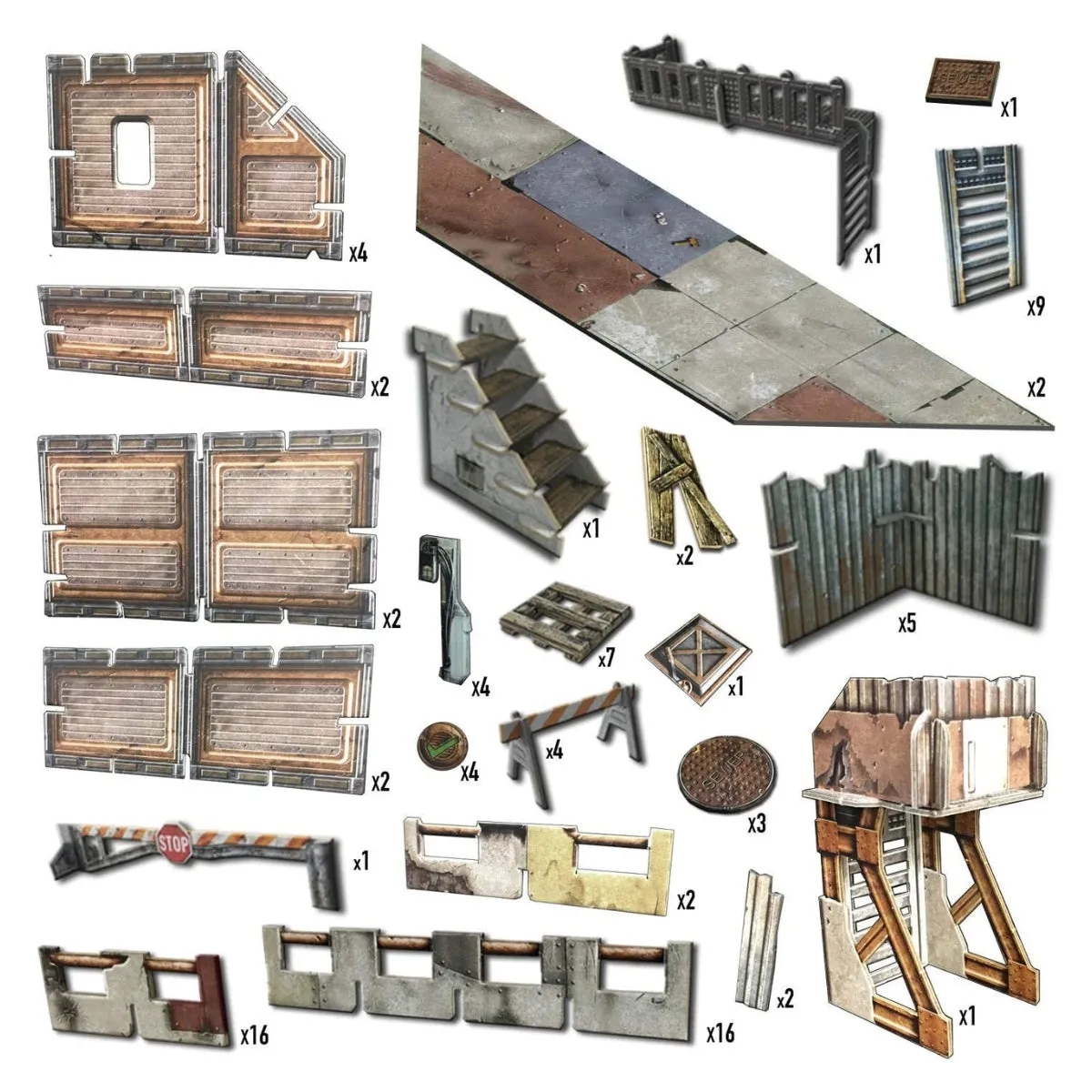 Battle Systems - Urban Apocalypse - Core Sets - Shanty Town Core Set