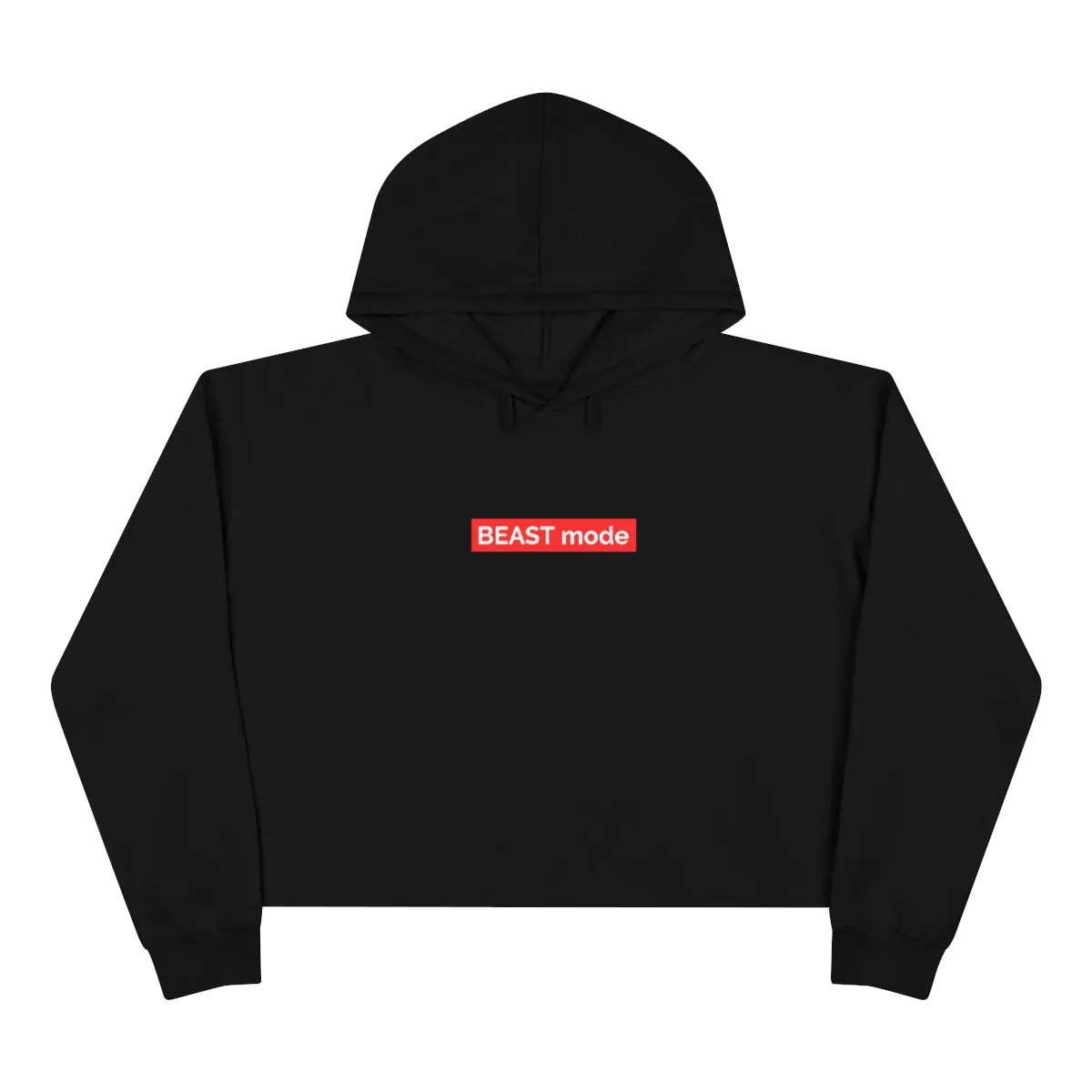 BEAST MODE CROP HOODIE