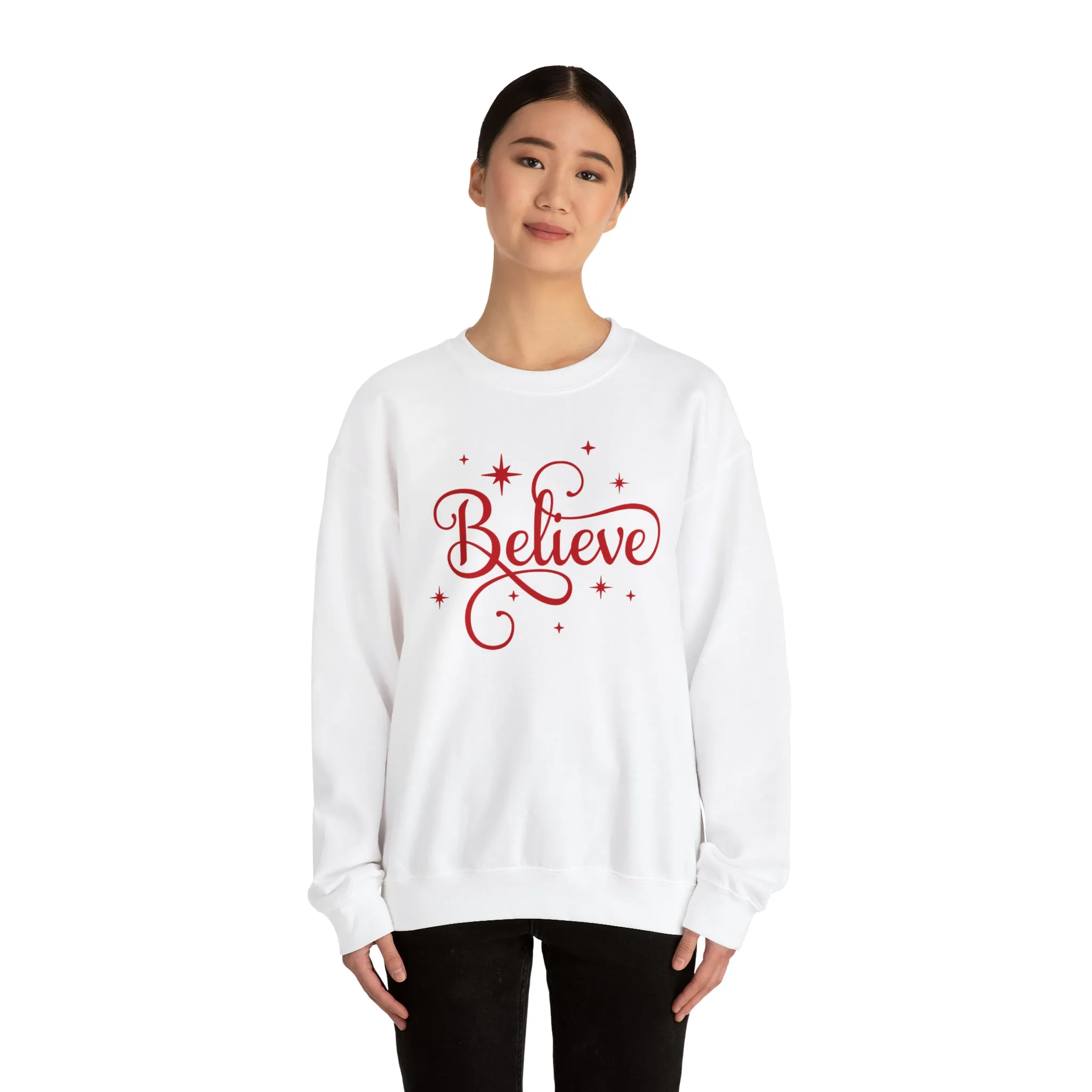 BELIEVE CREWNECK SWEATSHIRT