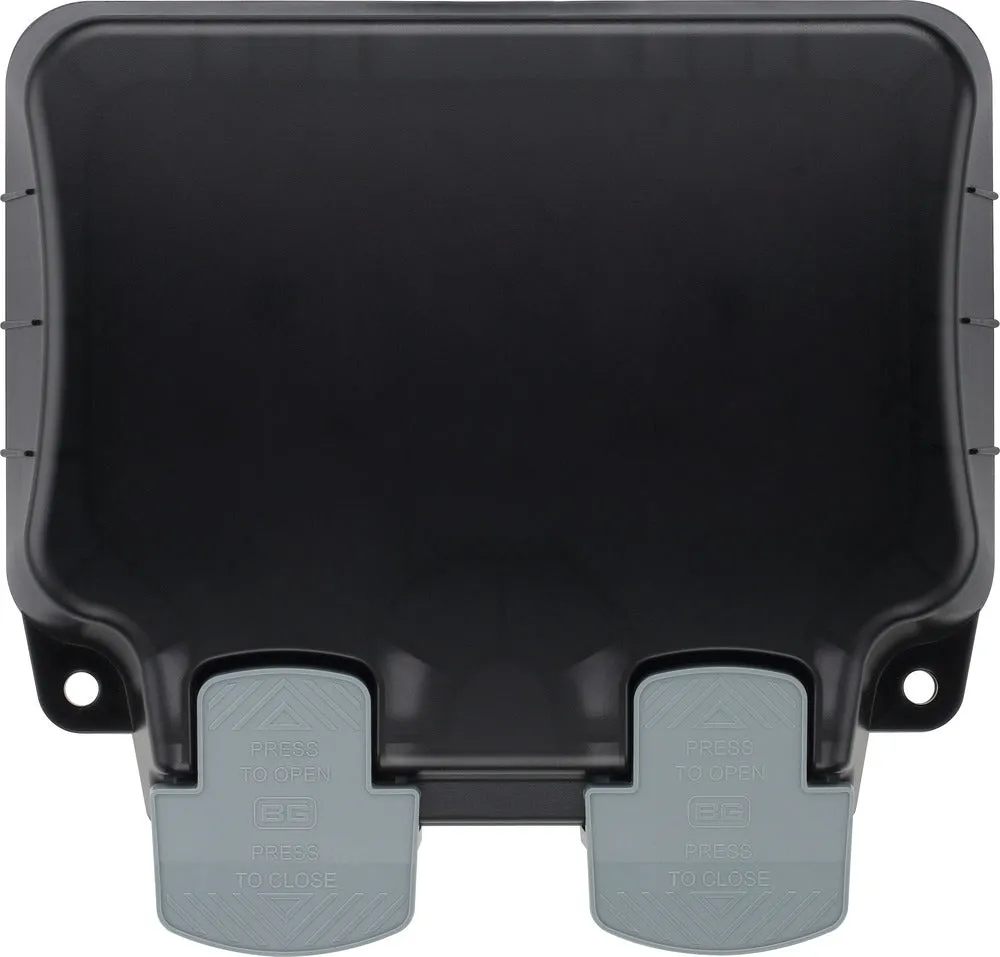 BG WP22ARCD-02 Weatherproof Nexus Storm 13A 2G Type A RCD Switched Socket (Latching)