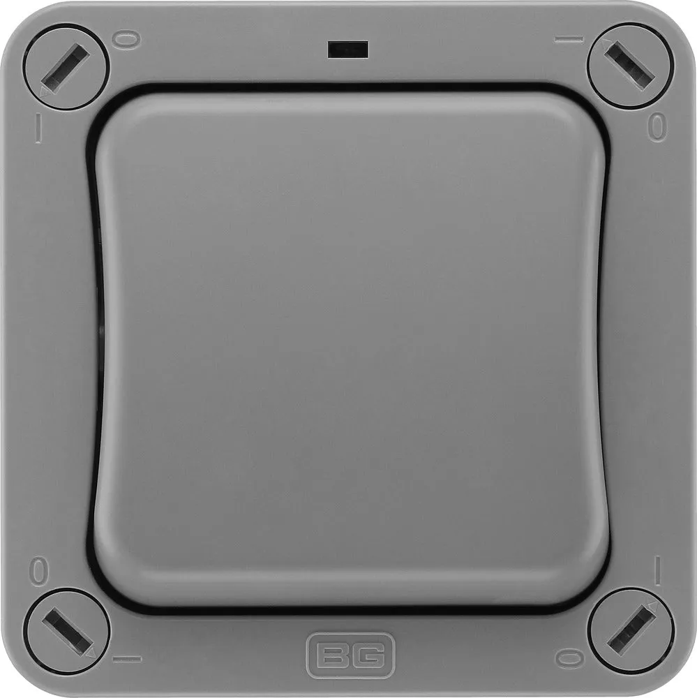 BG WP30-02 Weatherproof Nexus Storm 20AX 1G DP Switch