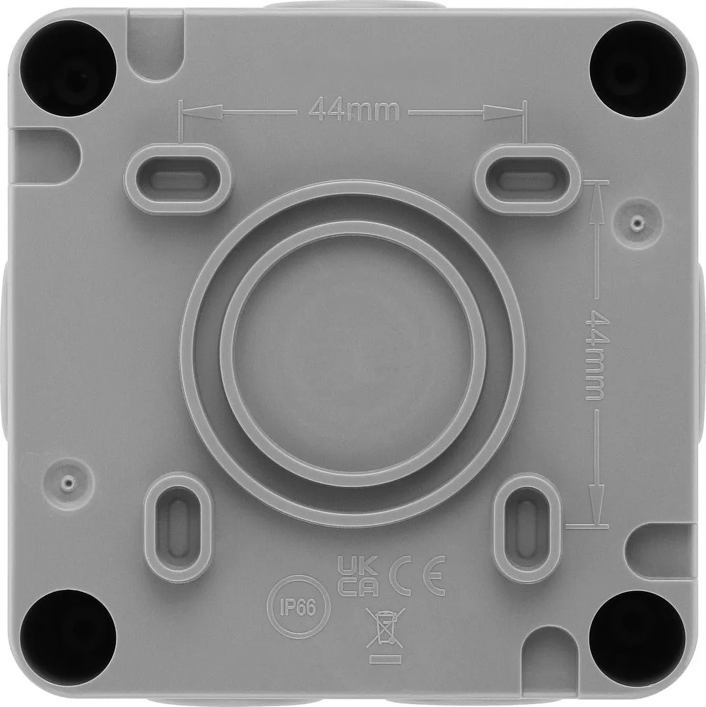 BG WP30-02 Weatherproof Nexus Storm 20AX 1G DP Switch
