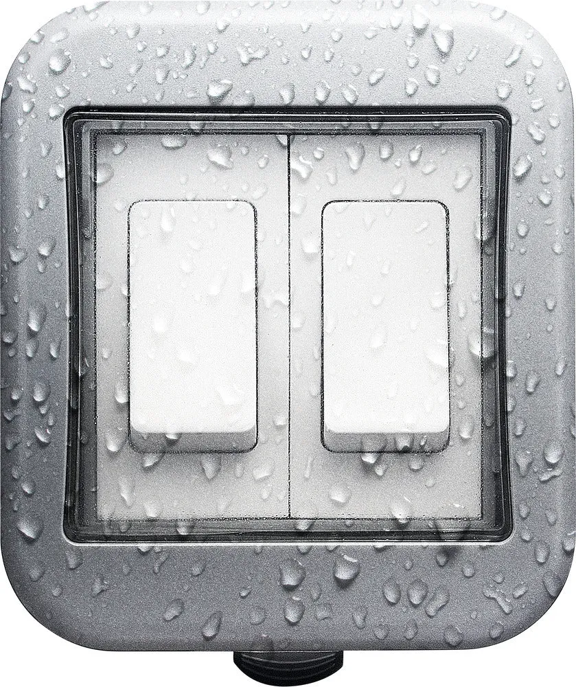 BG WPB42 Weatherproof IP55 10AX 2G 2-Way Switch