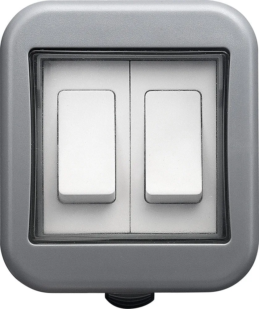 BG WPB42 Weatherproof IP55 10AX 2G 2-Way Switch