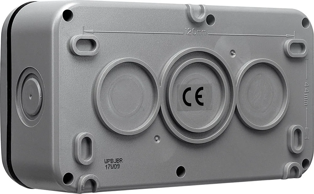 BG WPBJBR Weatherproof IP55 Rectangular Junction Box