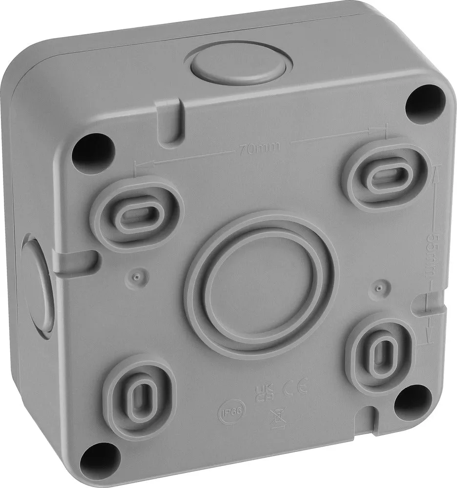 BG WPJB-02 Weatherproof Nexus Storm Junction Box   5 Pole Terminal Block
