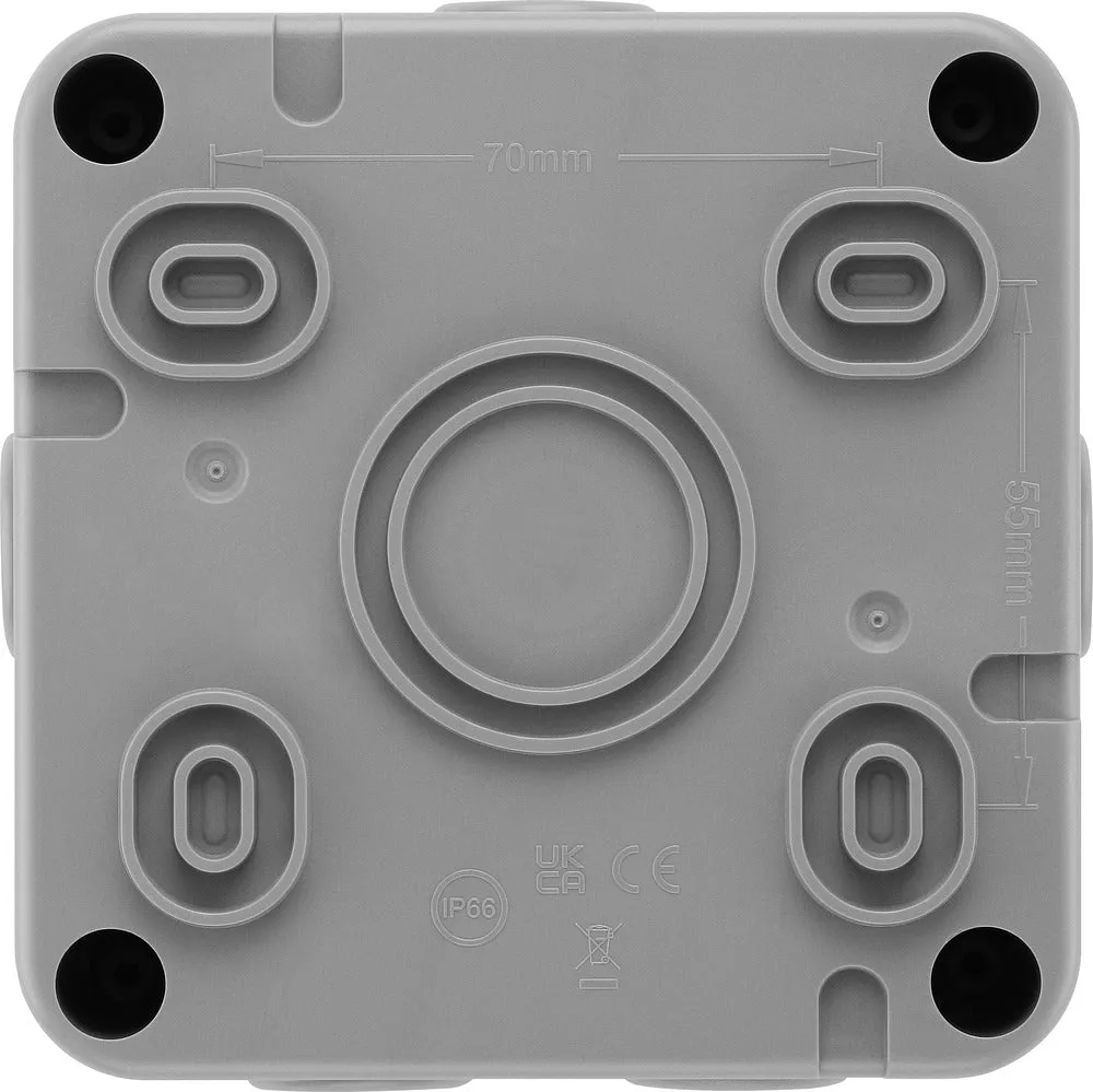 BG WPJB-02 Weatherproof Nexus Storm Junction Box   5 Pole Terminal Block