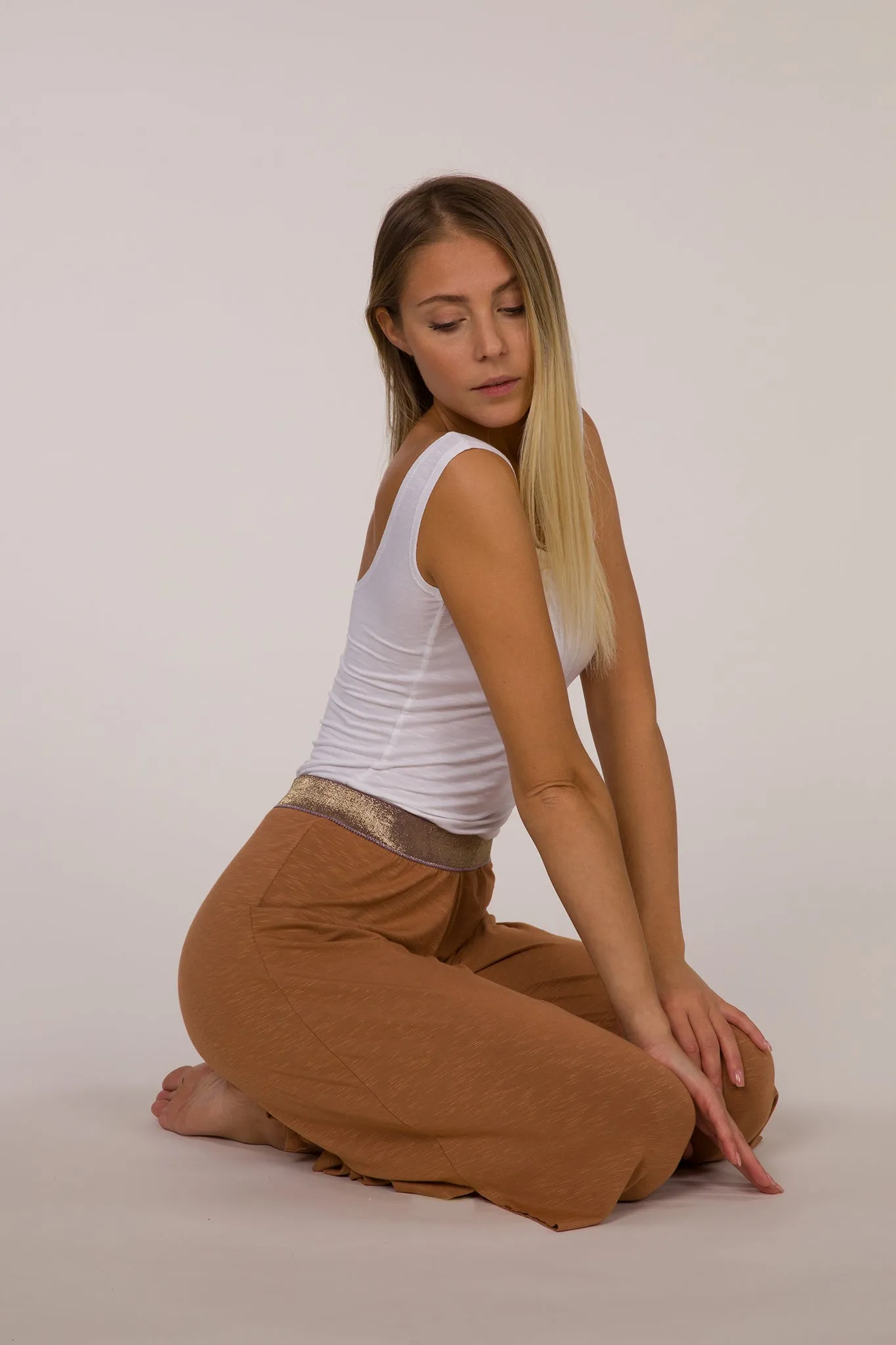 Boho Harem Pants - Bronze
