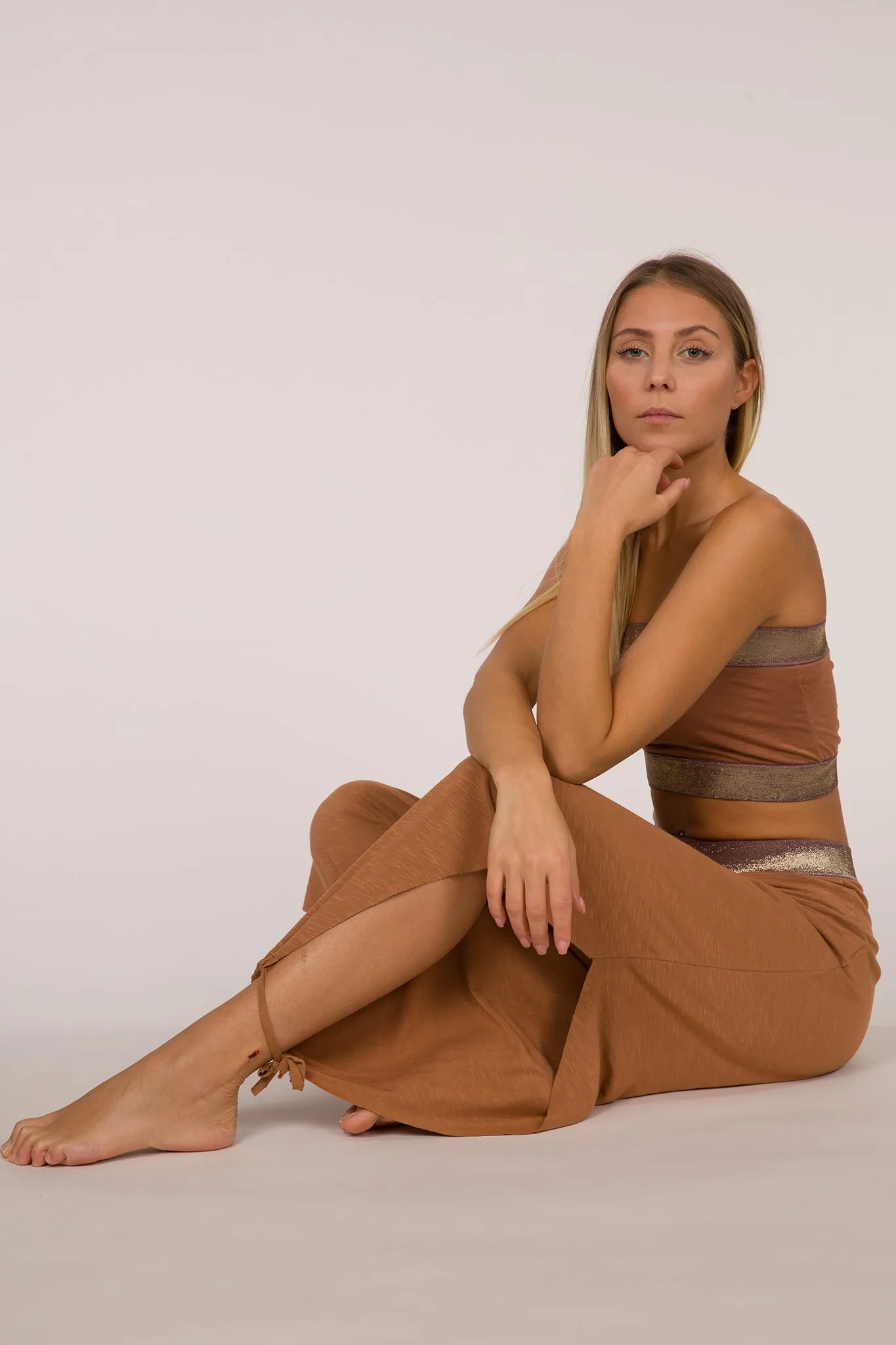 Boho Harem Pants - Bronze