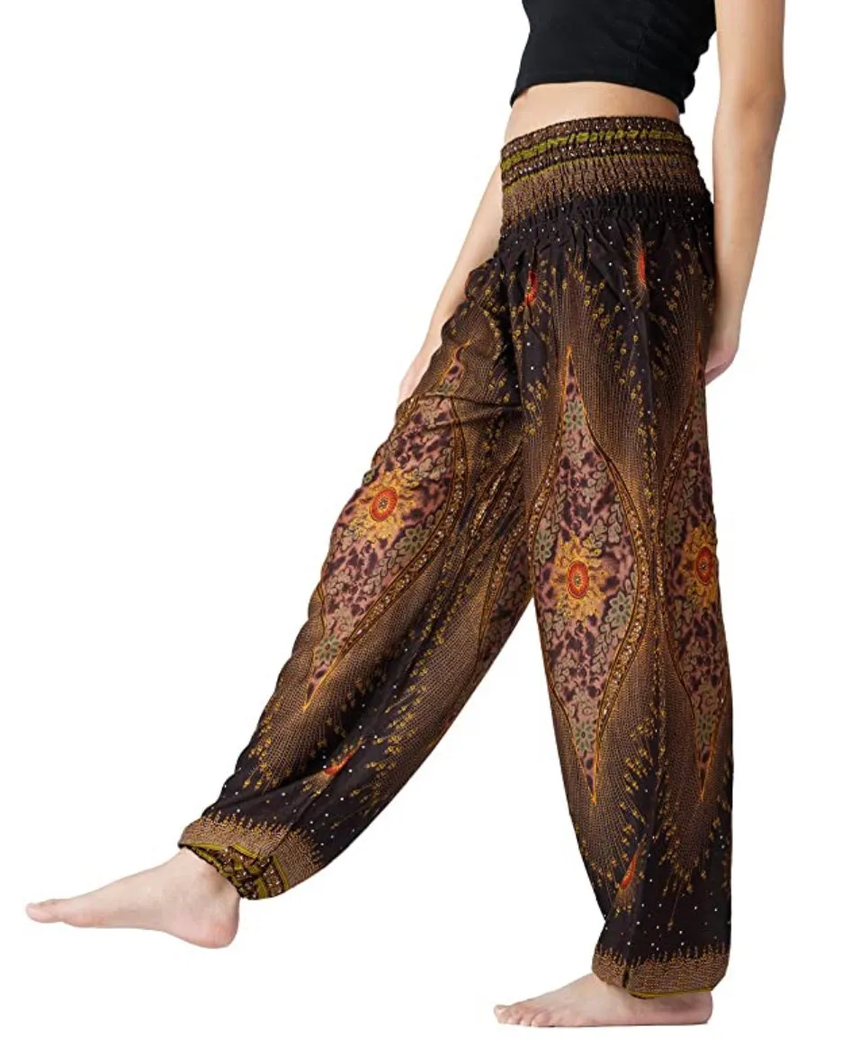 Boho yoga pants