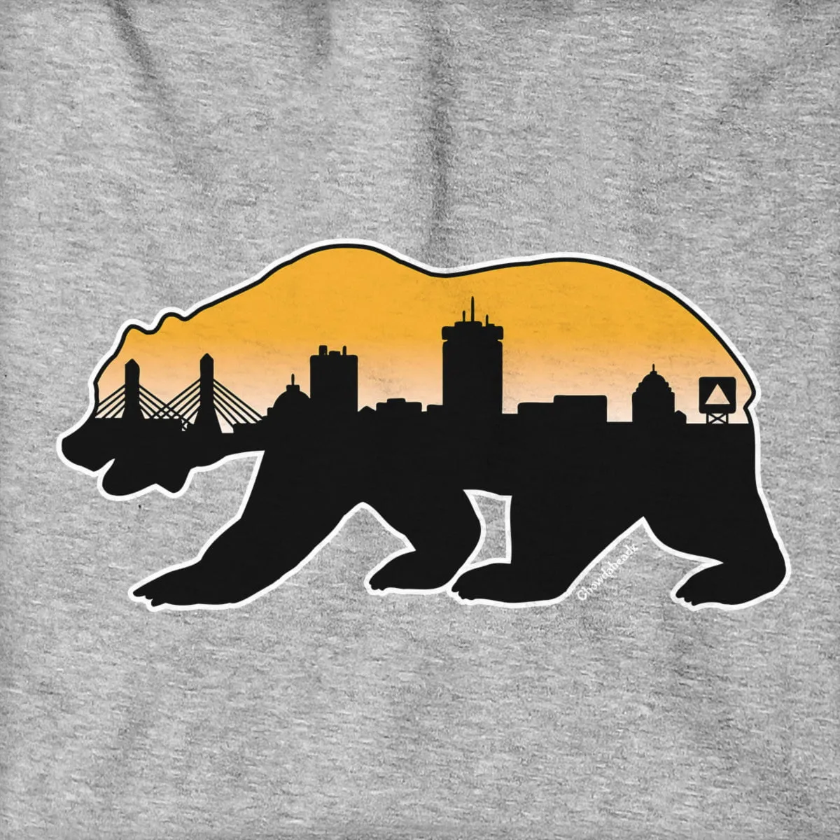 Boston Bear Skyline Hoodie