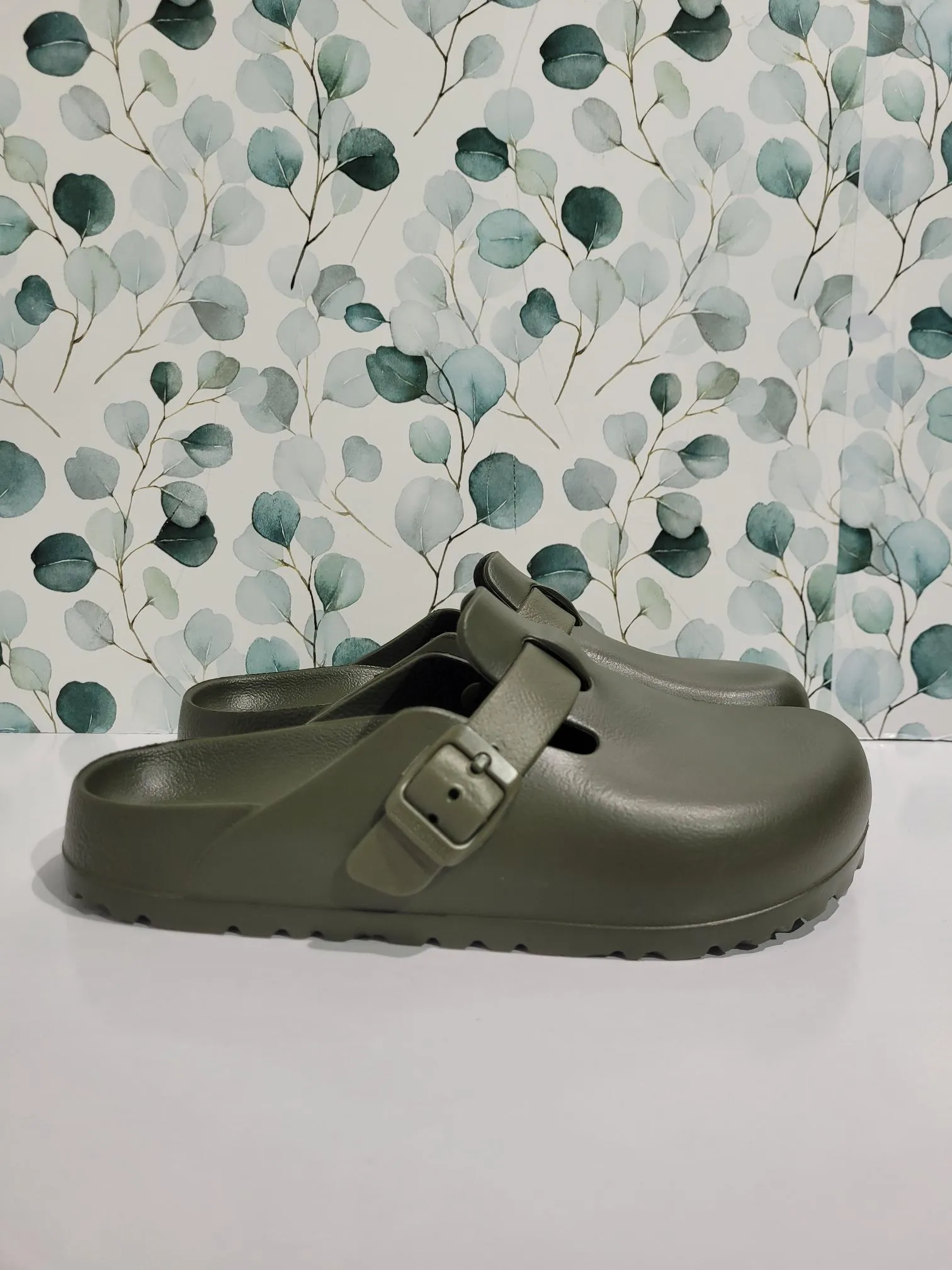 Boston EVA Khaki Narrow by Birkenstock