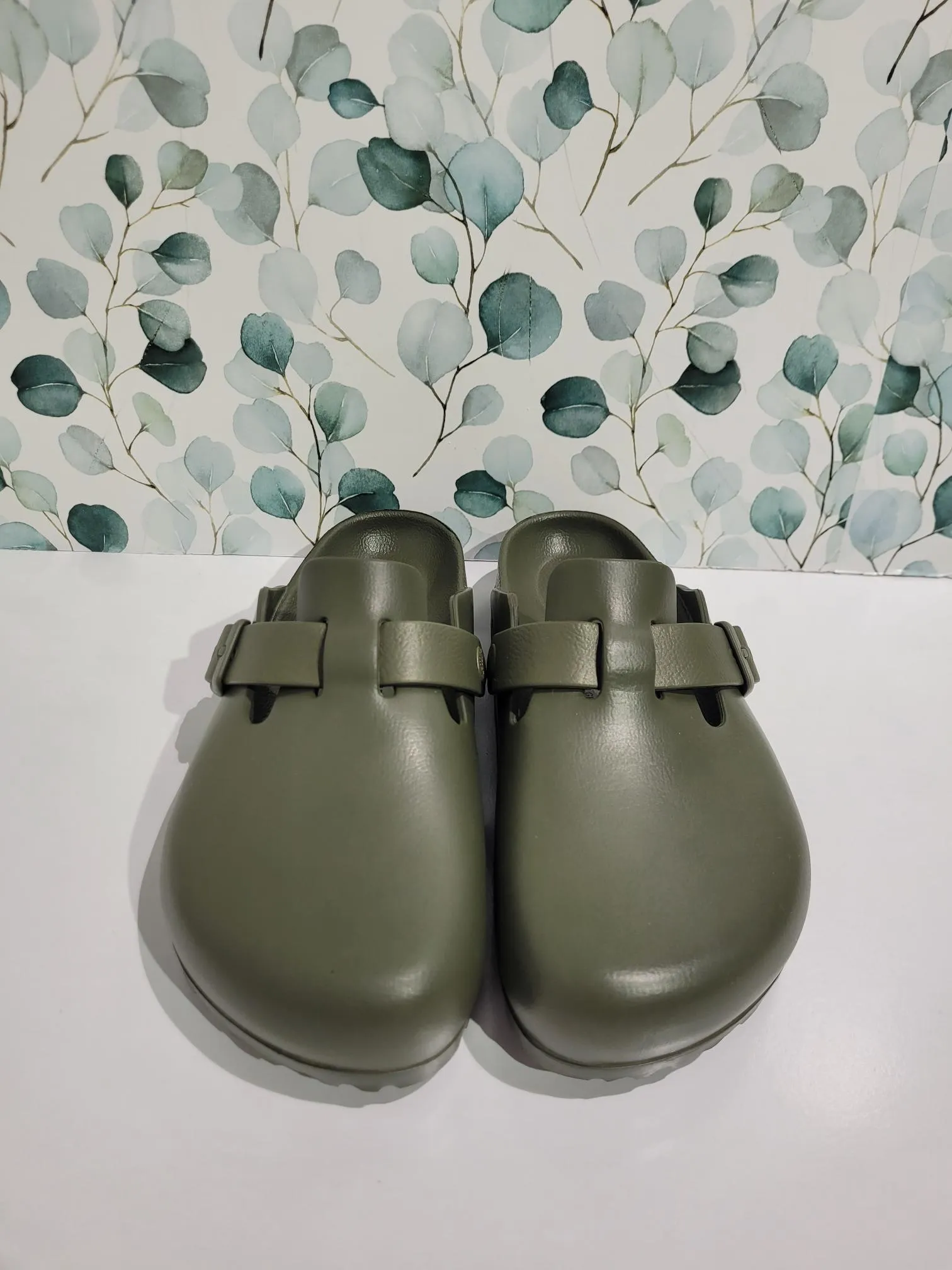 Boston EVA Khaki Narrow by Birkenstock