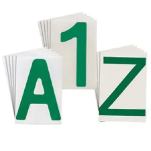 Brady 8" ToughStripe Green Numbers and Letters| Buy Online