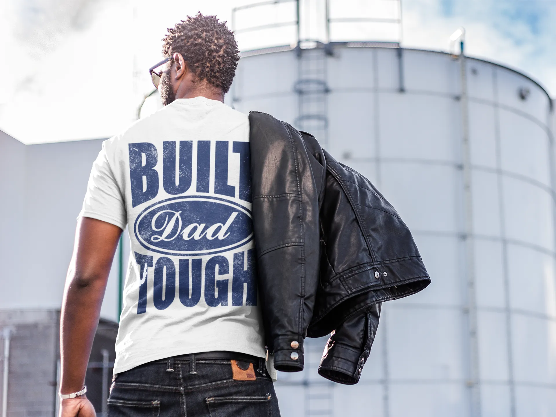 BUILT DAD TOUGH TEE
