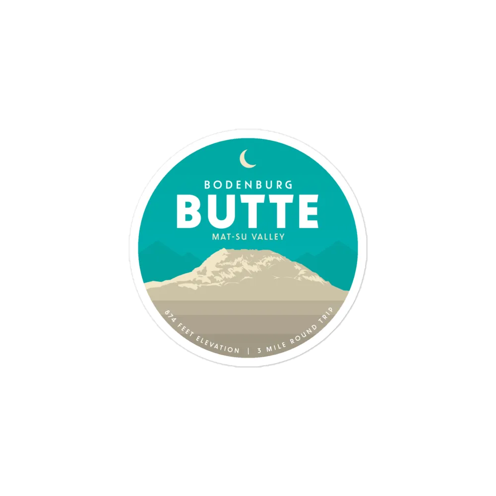 Butte Sticker