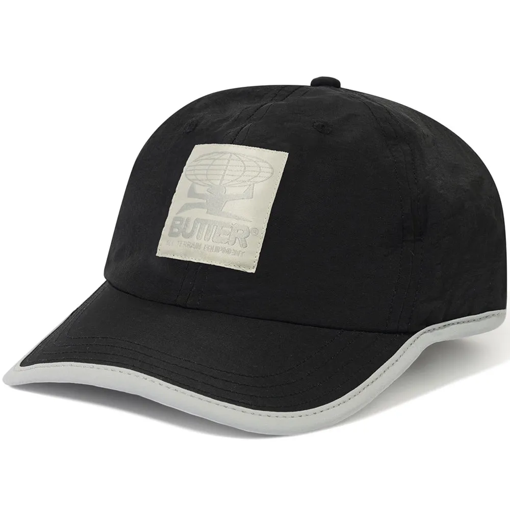 Butter Goods All Terrain 6 Panel Cap Black/Light Grey