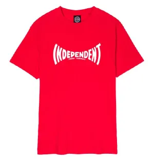 Camiseta Independent Span Logo Tee Red