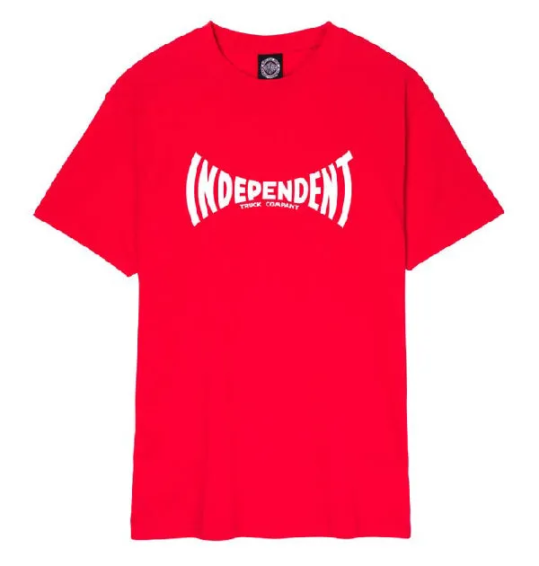 Camiseta Independent Span Logo Tee Red