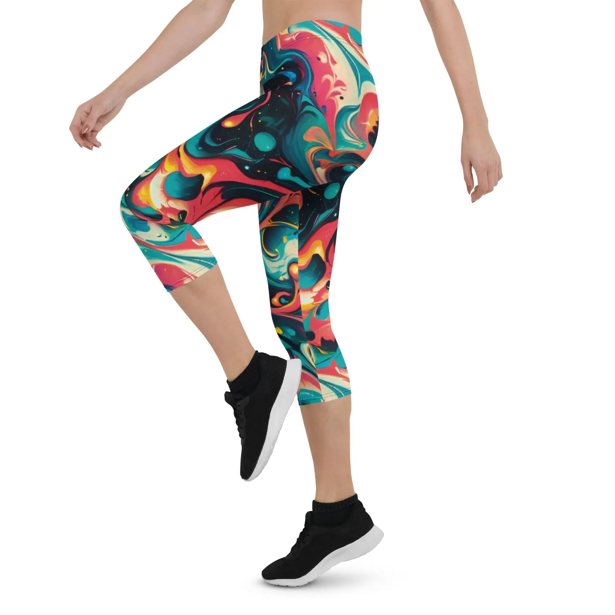 Capri Leggings - Celestial Splash