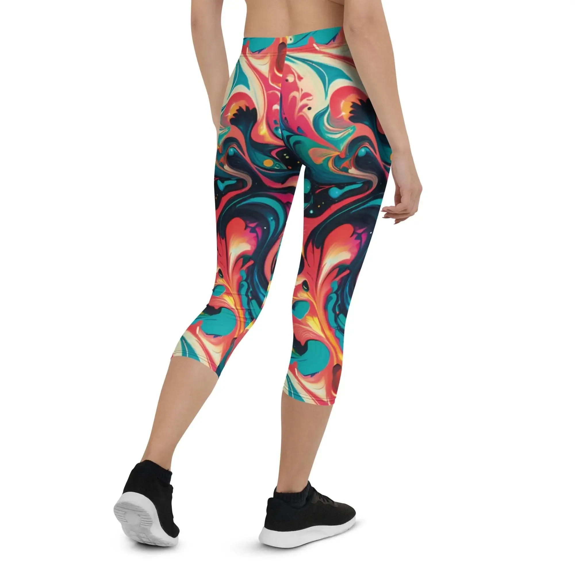 Capri Leggings - Celestial Splash