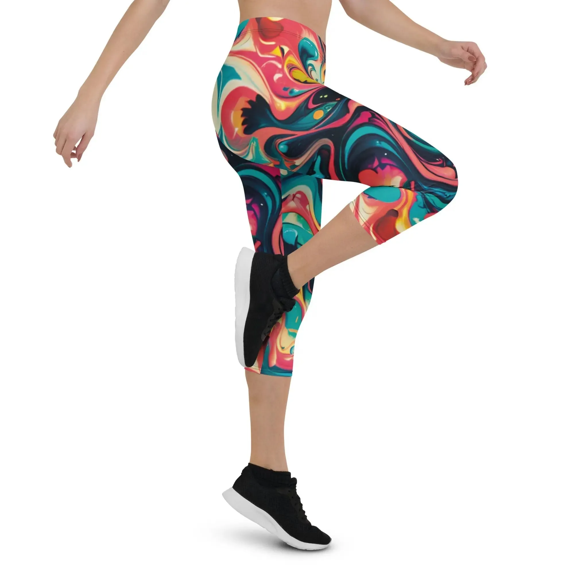 Capri Leggings - Celestial Splash