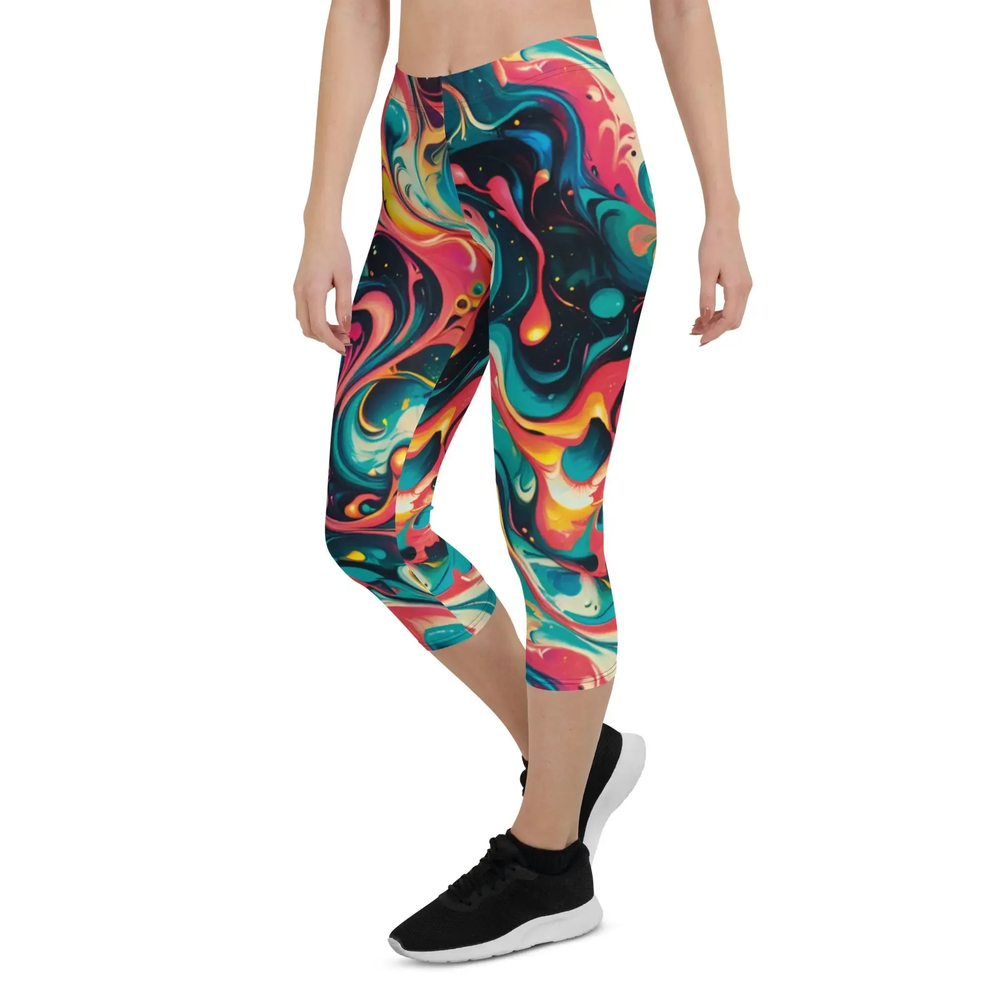 Capri Leggings - Celestial Splash