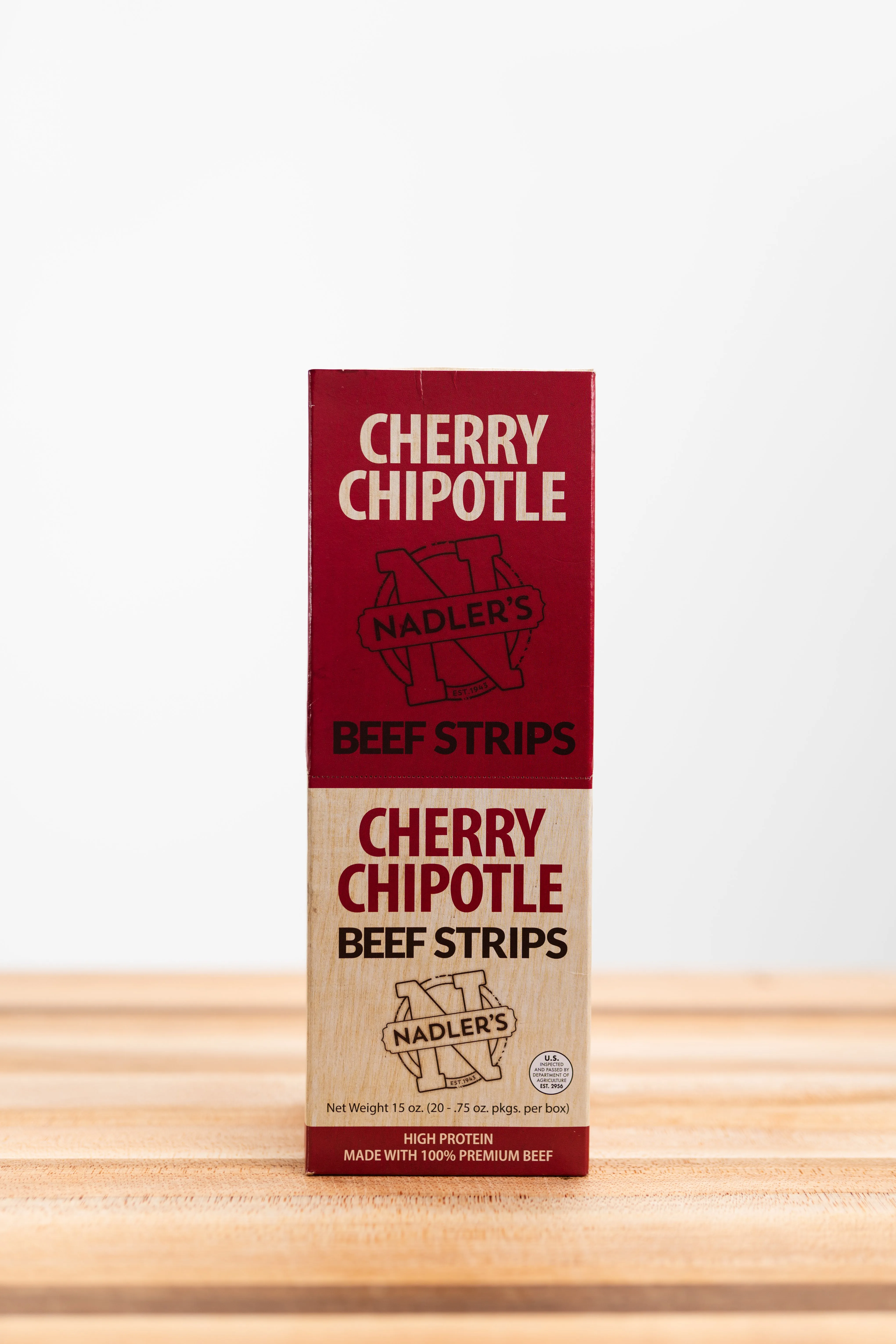 Cherry Chipotle Beef Jerky Strips