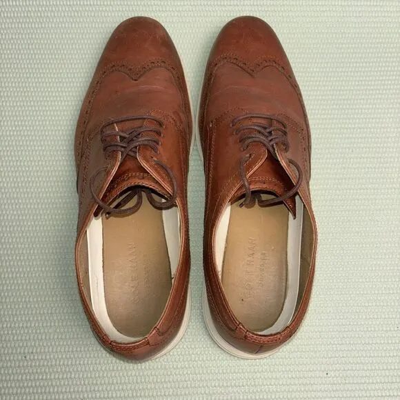 Cole Haan Original Grand Wingtip Oxford Shoes Men’s Size 11.5M C26471 Brown