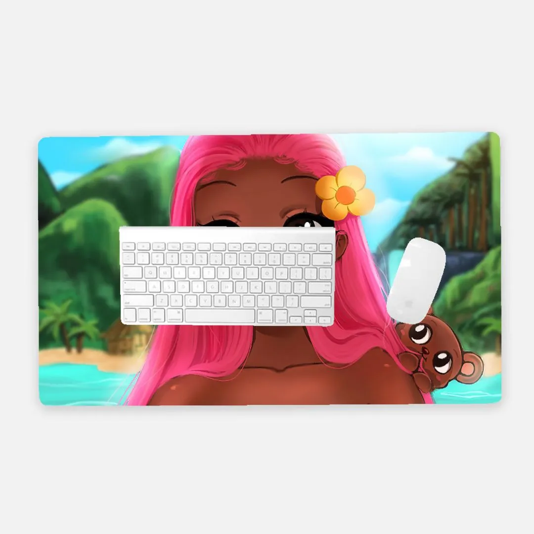 Color My Vacay Desk Mat - Large (24" x 14")