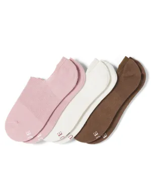 Cotton No Show Arch Hug Sock 3 Pair Pack