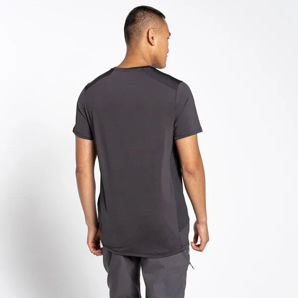 Craghoppers Men's Atmos Short Sleeved T-Shirt Black Pepper