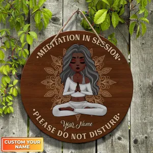 Custom Wooden Sign - Yoga - 1187