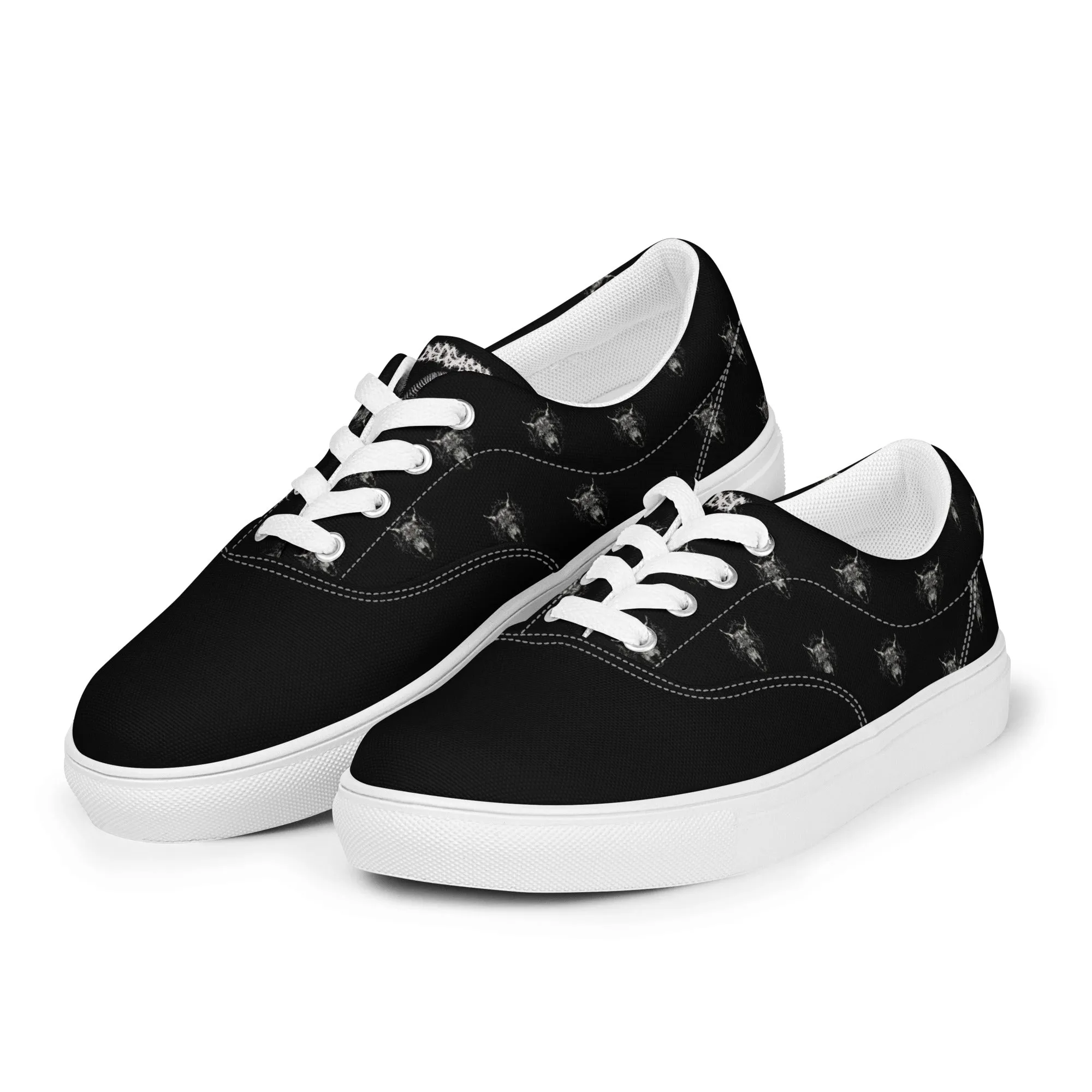 Dead Deceased Men’s lace-up canvas shoes - Free Delivery! Rock / Metal / Gothic Alternative  - Alternative Apparel Only from Phase B Records.