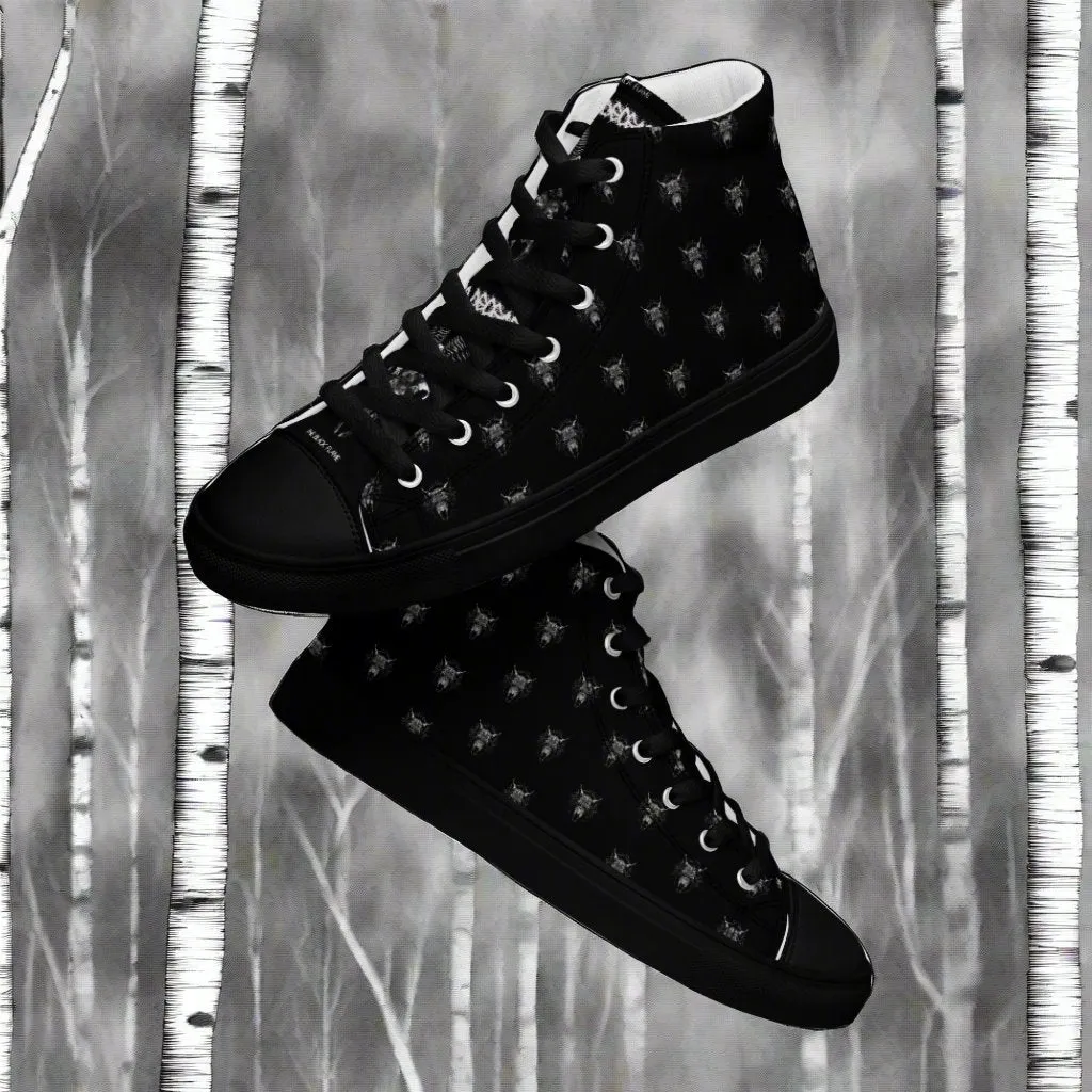 Dead Deceased Women’s high top canvas shoes - Free Delivery! Rock / Metal / Gothic Alternative - Alternative Apparel Only from Phase B Records.