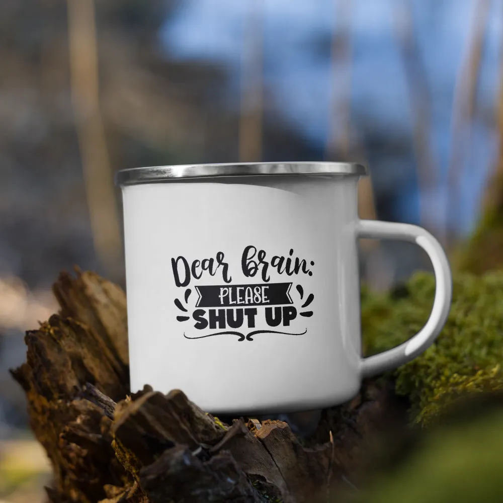 Dear Brain Enamel Mug
